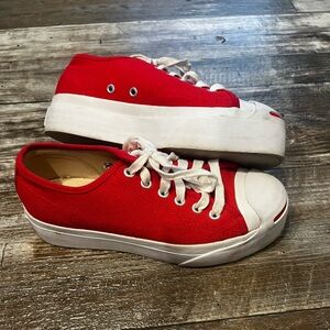 Converse Red and White Women's Sneakers